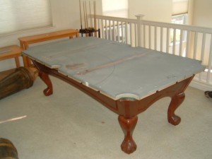 Proper pool table moving process in Tacoma Washington